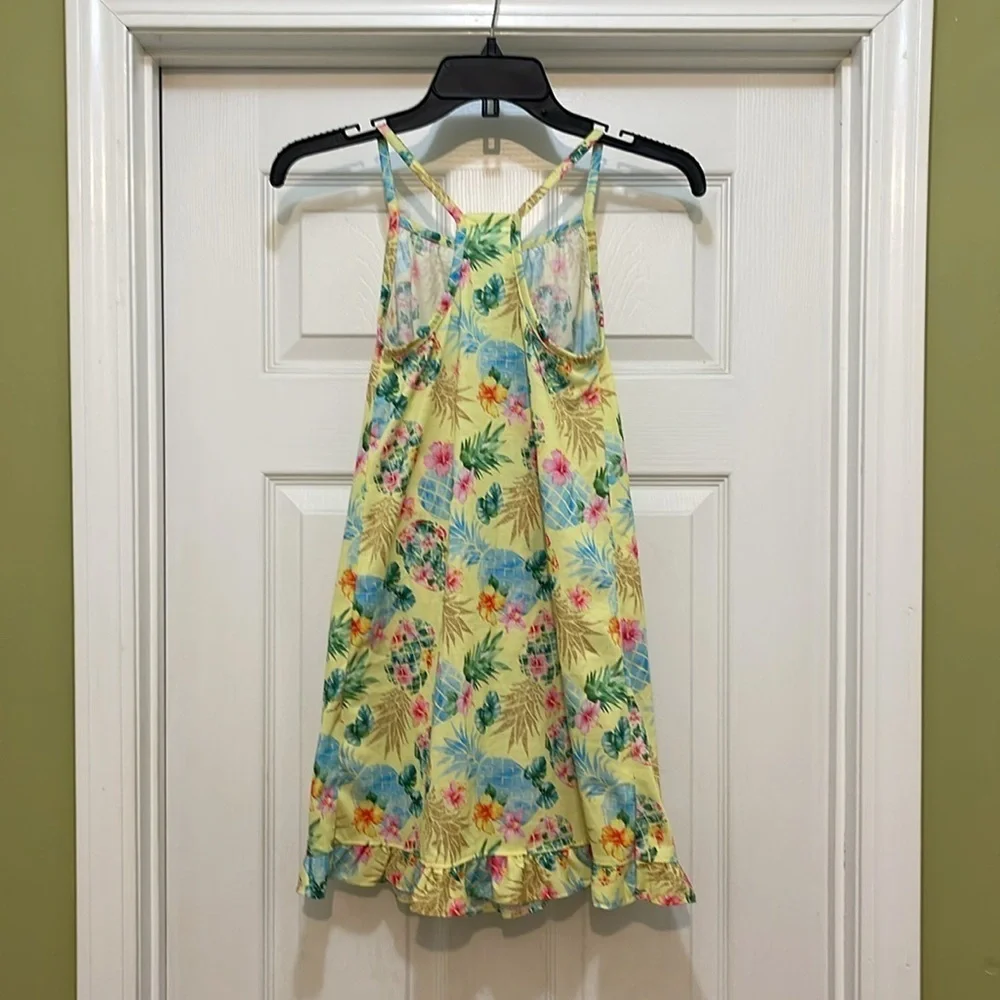 The Children’s Place -Hawaiian floral print spaghetti strap dress - youth M/M
